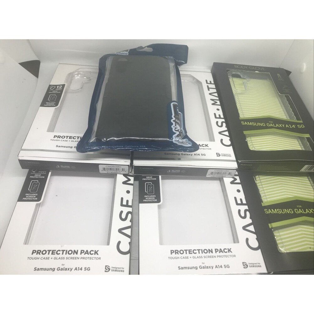 Samsung Galaxy A14 5G Case Wholesale Lot  Of 7 Case Mate Body Glove Free Ship